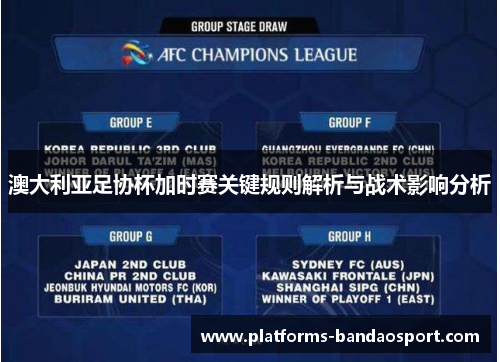 澳大利亚足协杯加时赛关键规则解析与战术影响分析