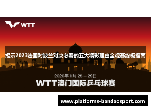 揭示2023法国对波兰对决必看的五大精彩理由全观赛终极指南